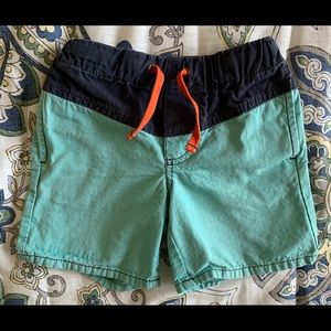 Mini Boden 3Y Boy Shorts Blue & Teal